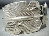 Heavy Intricate Hand Tooled Vintage Native American Navajo Sterling Silver Bracelet-Nativo Arts