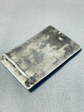 Rare Turquoise Vintage Native American Navajo Sterling Silver Buckle Old-Nativo Arts