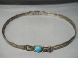 One Of The Best Vintage Native American Navajo Turquoise Sterling Silver Hat Concho Belt Old-Nativo Arts