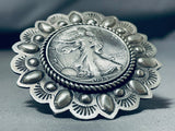 Amazing Massive Coin San Felipe Sterling Silver Coin Ring-Nativo Arts