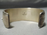Important Smithosnian Vintage Native American Navajo 14k Gold Sterling Silver Bracelet Old-Nativo Arts