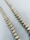 Traditional Vintage Native American Navajo Sterling Silver Necklace-Nativo Arts
