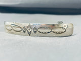 Pretty Native American Navajo Sterling Silver Hair Barrette-Nativo Arts