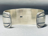 Tremendous Vintage Native American Navajo Turquoise Sterling Silver Bracelet-Nativo Arts