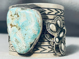 Get Your Workout In 154 Gram Native American Navajo Turquoise Sterling Silver Bracelet-Nativo Arts