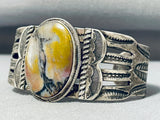 Native American One Of The Best Vintage Petrified Wood Sterling Silver Bracelet-Nativo Arts