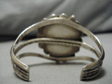 Huge Vintage Native American Navajo Old Morenci Turquoise Sterling Silver Bracelet-Nativo Arts