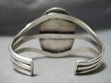 Superior Vintage Native American Navajo Royston Turquoise Sterling Silver Bracelet Old-Nativo Arts