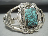 Native American Important Vintage Emma Linkin Turquoise Sterling Silver Bracelet-Nativo Arts