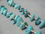 Opulent Vintage Navajo Old Jacla Turquoise Necklace Native American-Nativo Arts