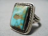 Stunning Vintage Navajo Royston Sterling Silver Ring Native American-Nativo Arts