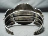 Spectacular Vintage Native American Navajo Royston Turquoise Sterling Silver Bracelet Old-Nativo Arts