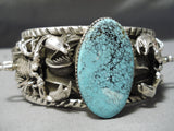 Heavy Scorpion Navajo Sterling Silver Native American Bracelet Cuff-Nativo Arts