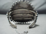 Important Vintage Native American Navajo Victor Moses Begay Turquoise Sterling Silver Bracelet-Nativo Arts