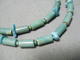 One Of The Best Navajo Tubule Turquoise Native American Necklace-Nativo Arts