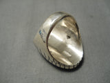 Important Navajo Raymond Jack Turquoise Sterling Silver Native American Ring-Nativo Arts