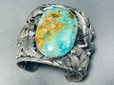 263 Gram Monster Buffalo Native American Turquoise Sterling Silver Bracelet-Nativo Arts