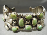 Statement Vintage Native American Navajo Royston Turquoise Sterling Silver Bracelet-Nativo Arts