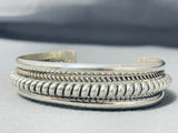 Sensational Vintage Native American Navajo Sterling Silver Bracelet-Nativo Arts