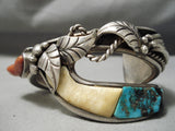 One Of Best Vintage Native American Navajo Daniel Benally Turquoise Sterling Silver Bracelet-Nativo Arts