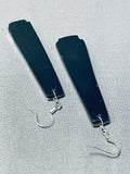 Native American Rare Santo Domingo 8 Turquoise Sterling Silver Earrings-Nativo Arts