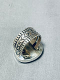 Magnificent San Felipe #8 Turquoise Mine Sterling Silver Ring-Nativo Arts