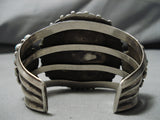 Magnificent Vintage Native American Navajo Sky Blue Turquoise Sterling Silver Bracelet-Nativo Arts