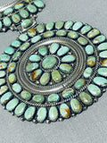 One Of The Best Ever Vintage Native American Navajo Royston Turquoise Sterling Silver Necklace-Nativo Arts