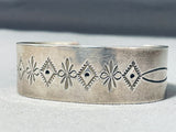 Outstanding Vintage Native American Laguna Sterling Silver Bracelet-Nativo Arts