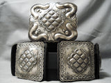 One Of Biggest Heaviest Native American Navajo Sterling Silver Concho Belt-Nativo Arts