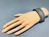 Precision Silver Work Artist Vintage Native American Navajo Sterling Silver Bracelet-Nativo Arts