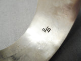 Important Vintage Native American Hopi Elgene Sehongva Sterling Silver Quality Bracleet-Nativo Arts
