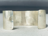 Magnificent Vintage Native American Navajo Sterling Silver Bracelet-Nativo Arts