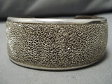 Important Vintage Hopi/ Navajo Sterling Silver Native American Circular Bracelet-Nativo Arts