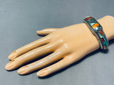 Important Yellowhorse Vintage Native American Navajo Turquoise Sterling Silver Bracelet-Nativo Arts
