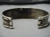 Superior Vintage Navajo Turquoise Sterling Silver Native American Bracelet-Nativo Arts