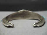 Native American Important Ben Nighthorsecampbell Turquoise Sterling Silver Vintage Bracelet-Nativo Arts