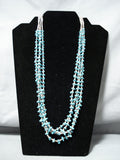 Beautiful Vintage Navajo Turquoise Necklace Native American Old-Nativo Arts