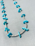 Marvelous Vintage Native American Navajo Kingman & Heishi Necklace-Nativo Arts