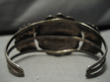 Rare Vintage Native American Navajo Satellite Turquoise Sterling Silver Bracelet-Nativo Arts