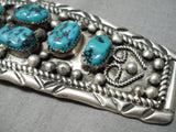 Unique Vintage Native American Navajo Detailed Sterling Silver Heart Pin Old-Nativo Arts