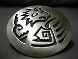 Amazing Vintage Hopi Native American Sterling Silver Ring Old-Nativo Arts