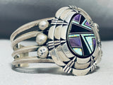 Tommy Lewis Vintage Native American Navajo Opal Sugulite Sterling Silver Bracelet-Nativo Arts