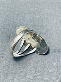 Exceptional Native American Navajo Rhodolyte Sterling Silver Ring-Nativo Arts