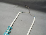 Quality Vintage Navajo Blue Turquoise Native American Jacla Necklace-Nativo Arts