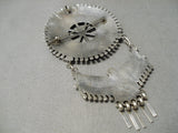 One Of The Finest Vintage Zuni Native American Navajo Turquoise Sterling Silver Pin Old-Nativo Arts