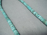 Native American Incredible Vintage Santo Domingo Royston Turquoise Sterling Silver Necklace-Nativo Arts