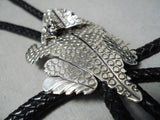 Benny Yazzie Navajo Sterling Silver Toad Bolo Native American-Nativo Arts