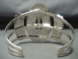 One Of The Best Native American Zuni Turquoise Coral Sterling Silver Bracelet-Nativo Arts