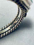 Important Artie Yellowhorse Vintage Native American Navajo Turquoise Sterling Silver Bracelet-Nativo Arts